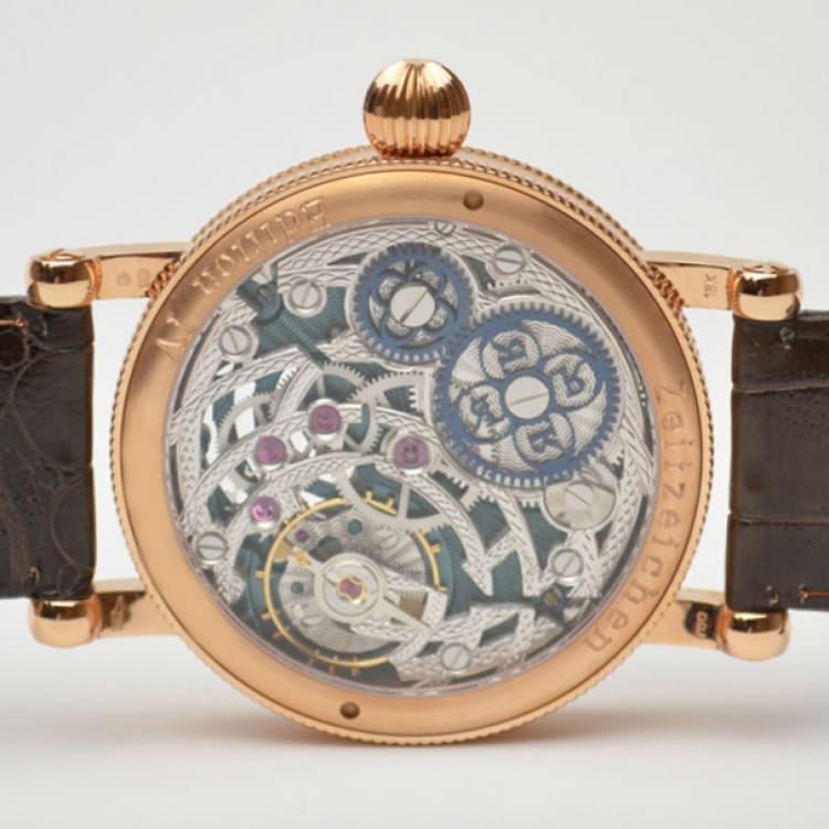 Pre Owned Chronoswiss Zeitzeichen Edition IV 18 K Rose Gold Mens Wristwatch 44 MM