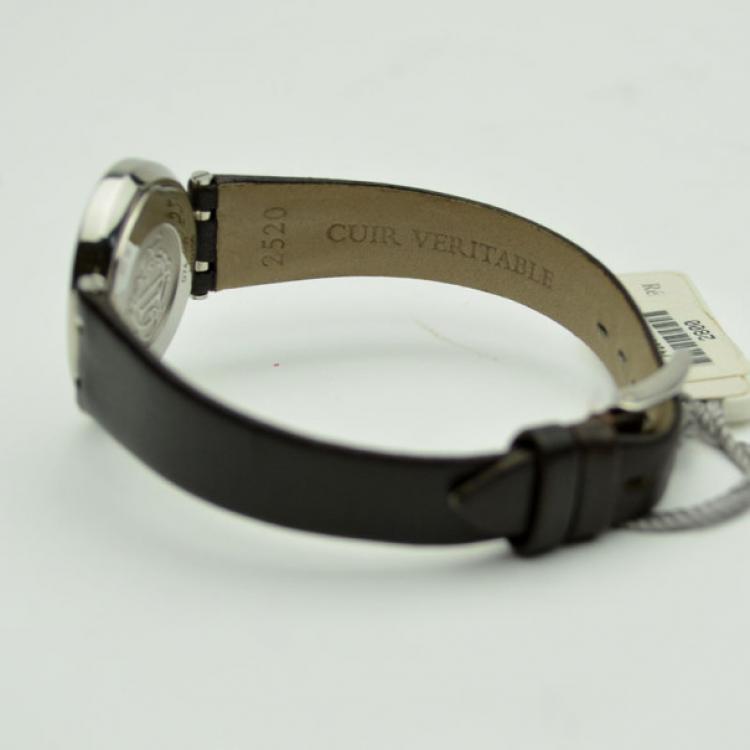 مملوكة مسبقًا Christian Dior White SS Ladies Wristwatch 