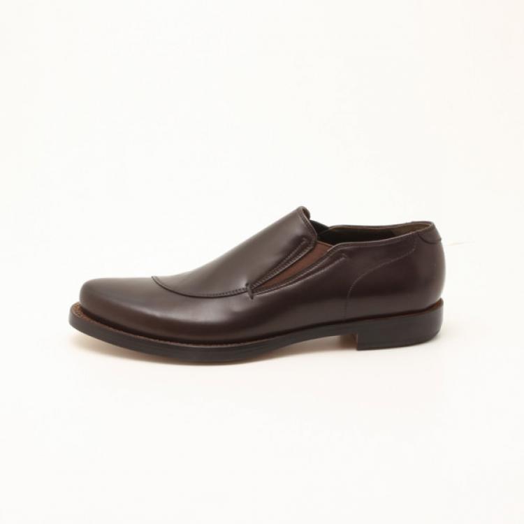 Pre Owned Fendi Brown Leather Men's Loafers Size 43.5