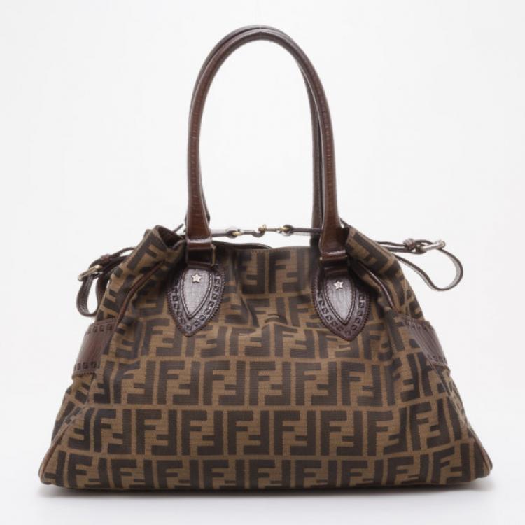 Pre Owned Fendi Zucca de Jour Handbag