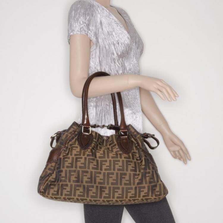 Pre Owned Fendi Zucca de Jour Handbag