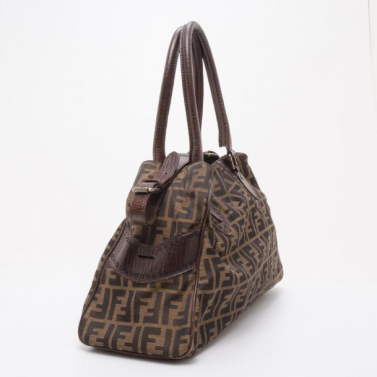 Pre Owned Fendi Zucca de Jour Handbag
