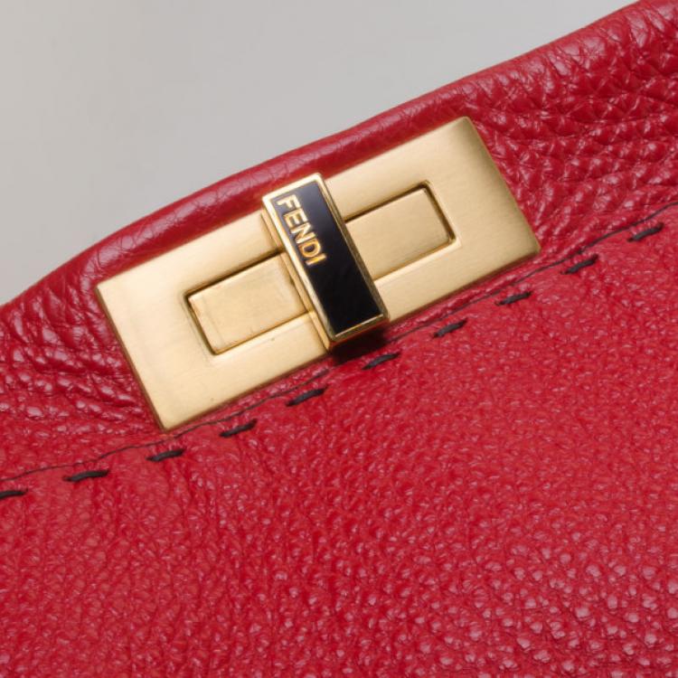 Pre Owned Fendi Large Peekaboo Selleria Made to Order
