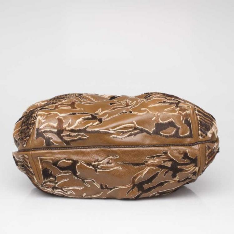 Pre Owned Fendi Brown Limited Edition Spy Bag