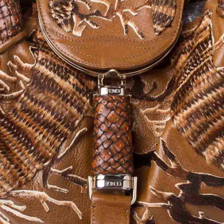 Pre Owned Fendi Brown Limited Edition Spy Bag