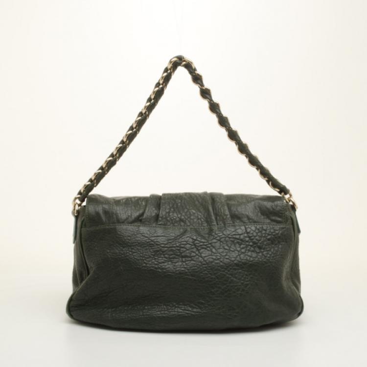 مملوكة مسبقًا Fendi Mia Leather Shoulder Bag