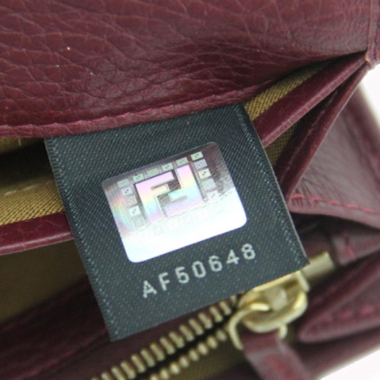 Pre Owned Fendi Zucca Wallet