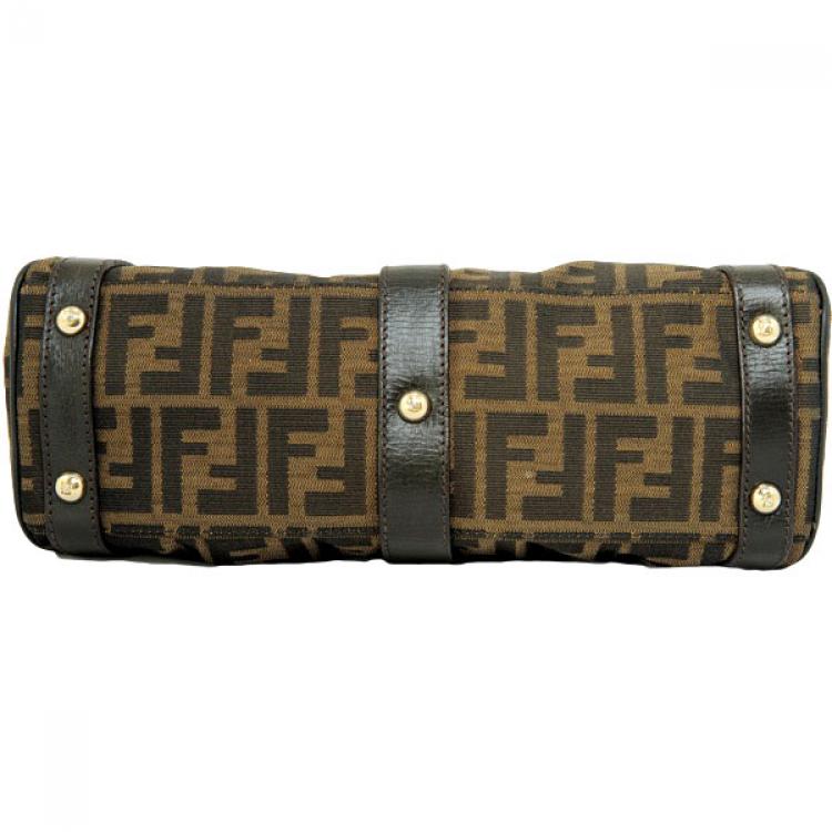 Pre Owned Fendi Zucca 'Magic' Small Satchel Handbag 