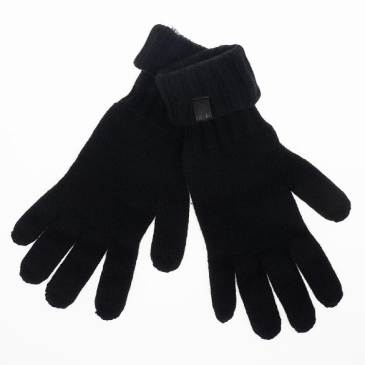 Pre Owned Giorgio Armani Medium Cashmere Gloves