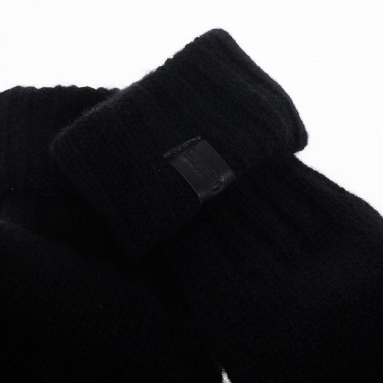 Pre Owned Giorgio Armani Medium Cashmere Gloves