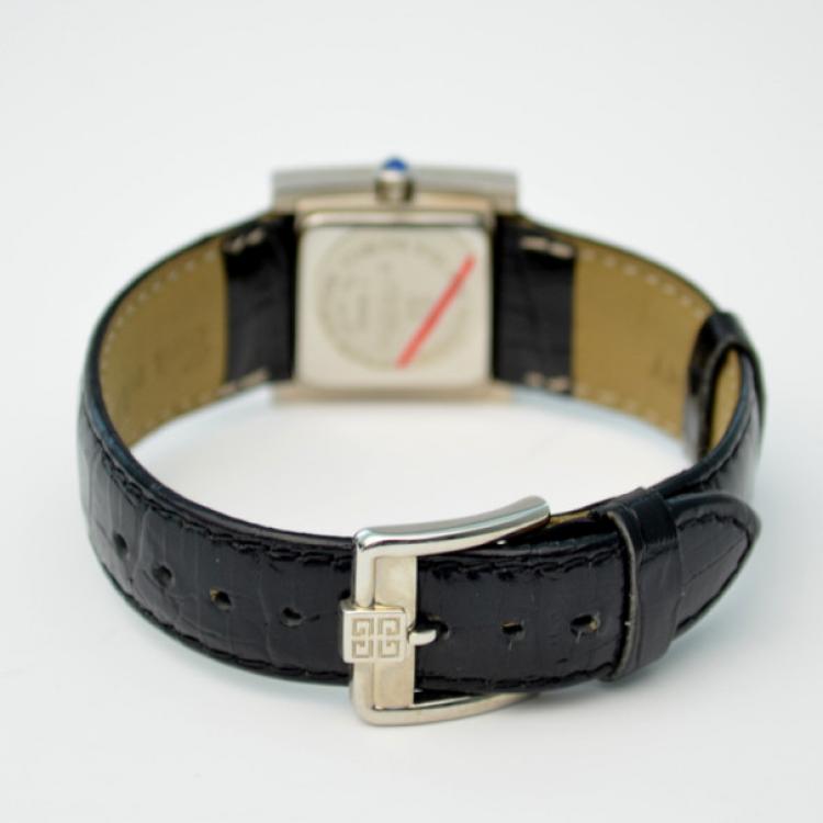 Pre Owned Givenchy Apsaras SS White Ladies Wristwatch 