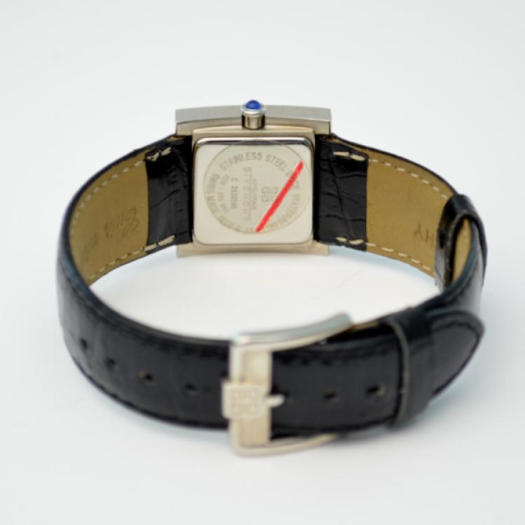 Pre Owned Givenchy Apsaras SS White Ladies Wristwatch 
