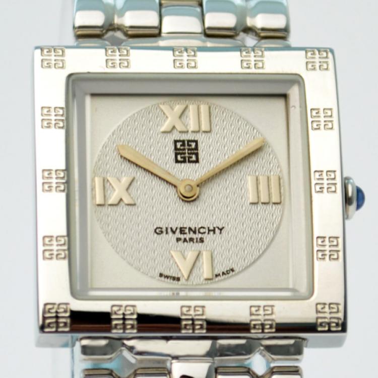 Pre Owned Givenchy Apsaras Ladies Wristwatch SS White