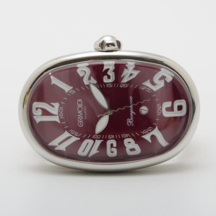 Grimoldi Milano Wine Red Borgonovo SS Automatic Unisex Wristwatch