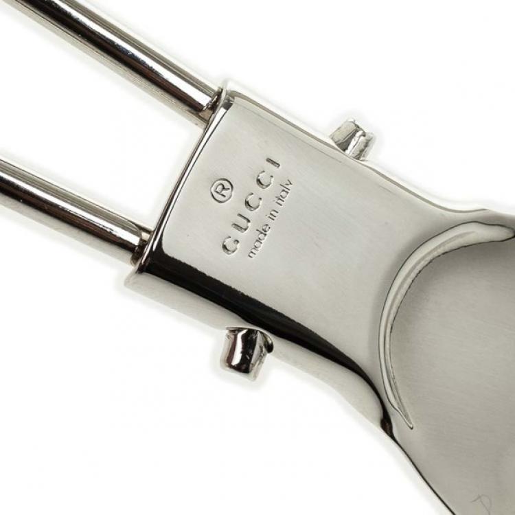 Pre Owned Gucci Mini Shoe Horn With Guccissima Leather Case