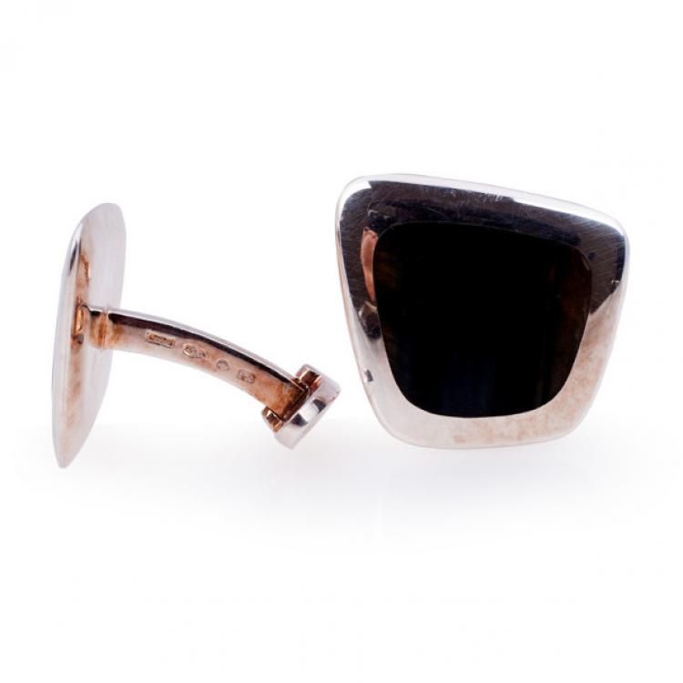 Pre Owned Gucci Silver Vintage Cufflinks