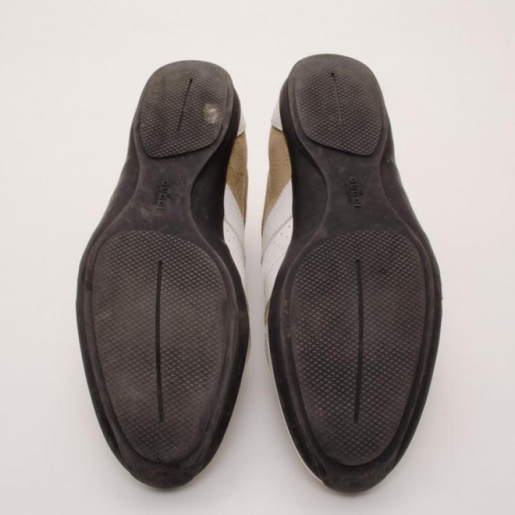 Pre Owned Gucci GG Double Velcro Sneakers Size 38.5