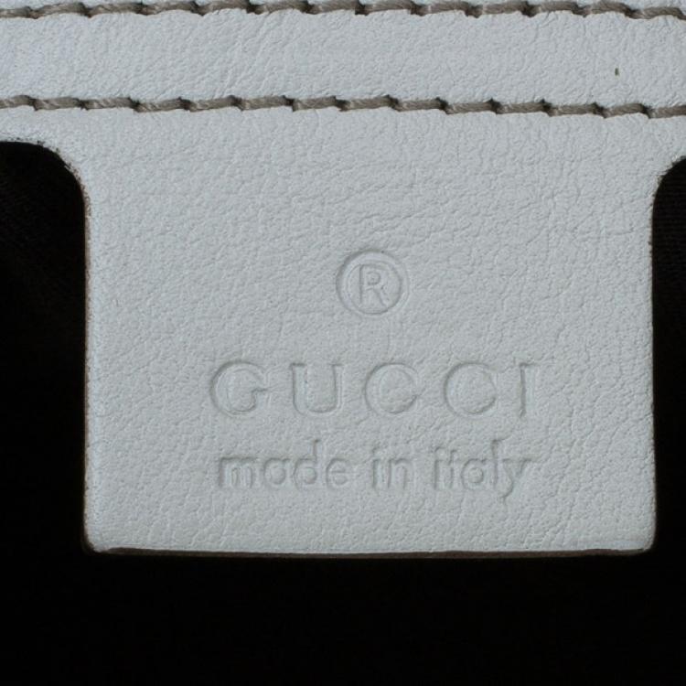 Pre Owned Gucci GG Canvas Positano Scarf Tote