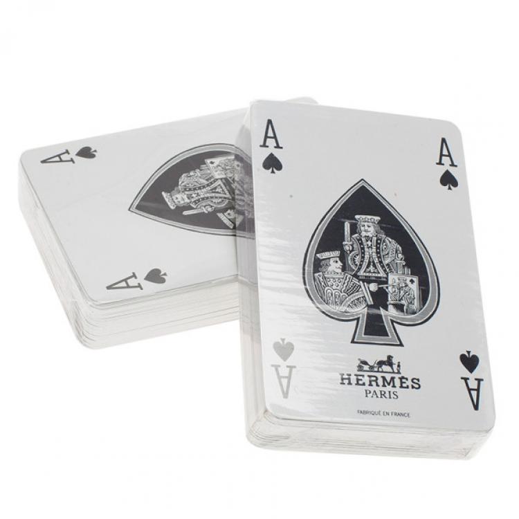 Pre Owned Hermes 2 Deck Playing Cards
