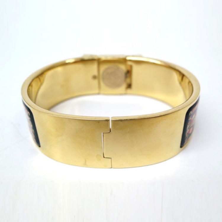 Pre Owned Hermes Loquet Wristwatch GP Gold Ladies
