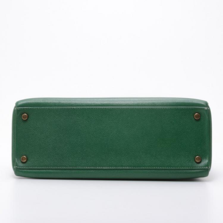 Pre Owned Hermes Kelly 28cm Green Vert Claire 