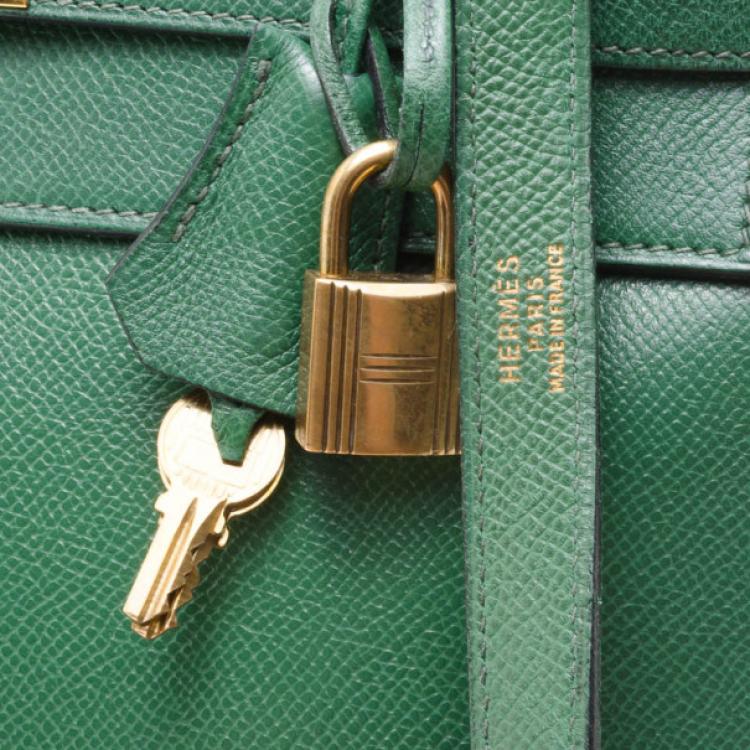 Pre Owned Hermes Kelly 28cm Green Vert Claire 