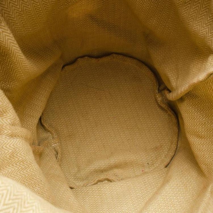 Pre Owned Hermes Pebbled Leather Cutout Tote