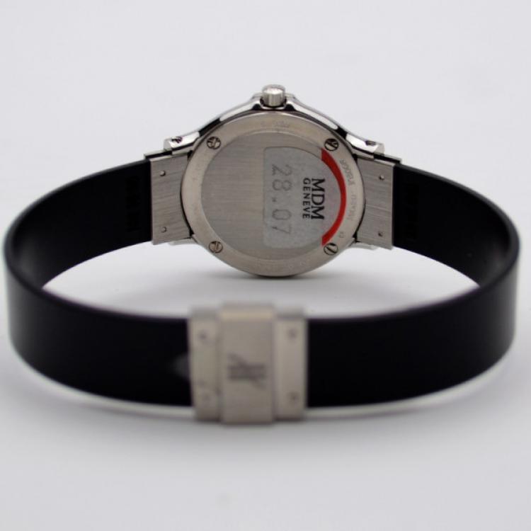 Pre Owned Hublot Black SS Classic Womens Wristwatch 29 MM