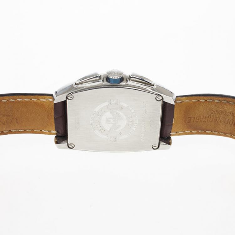 Pre Owned Longines Evidenza Chronometer SS Mens Wristwatch 34 MM