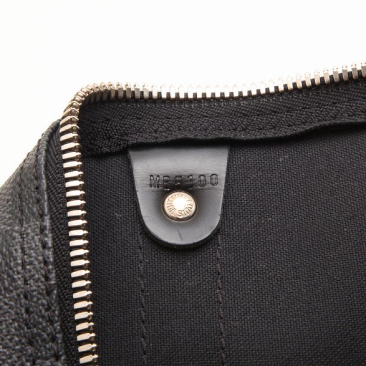Pre Owned Louis Vuitton Keepall 45 Damier Graphite