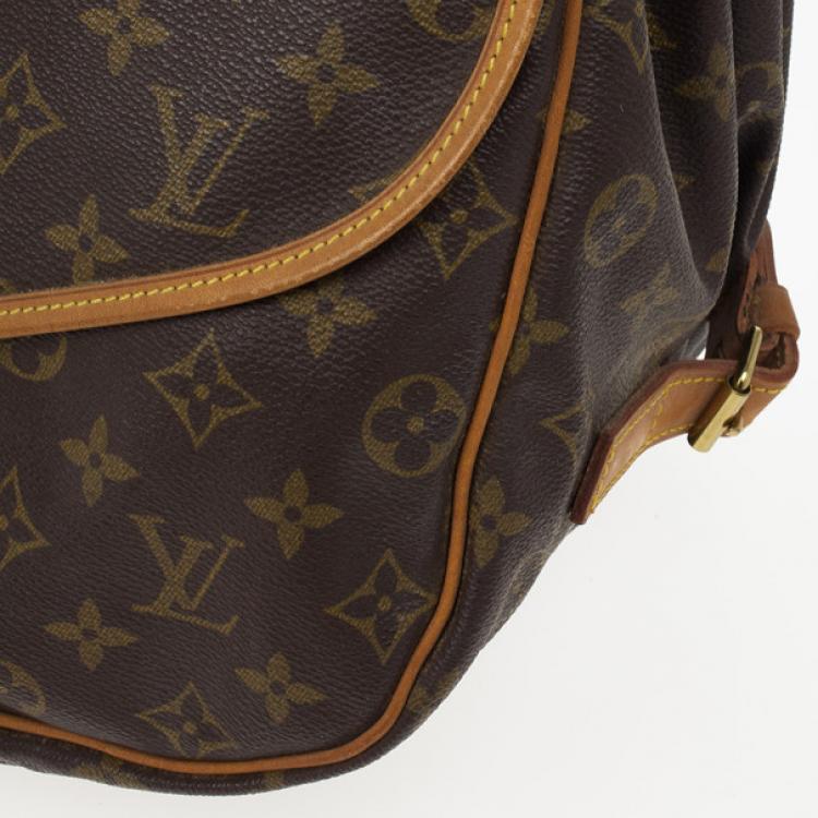 Pre Owned Louis Vuitton Monogram Saumur 35 Messenger