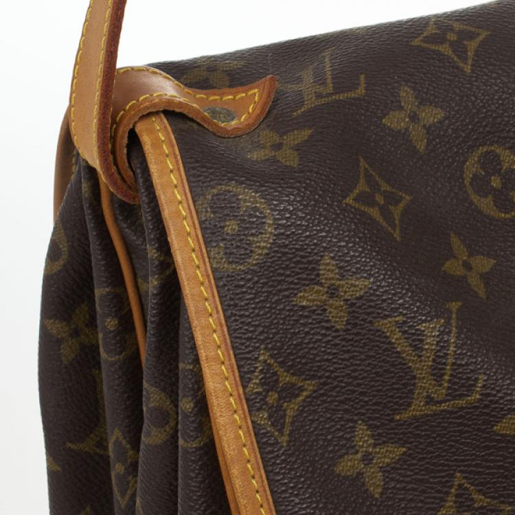 Pre Owned Louis Vuitton Monogram Saumur 35 Messenger