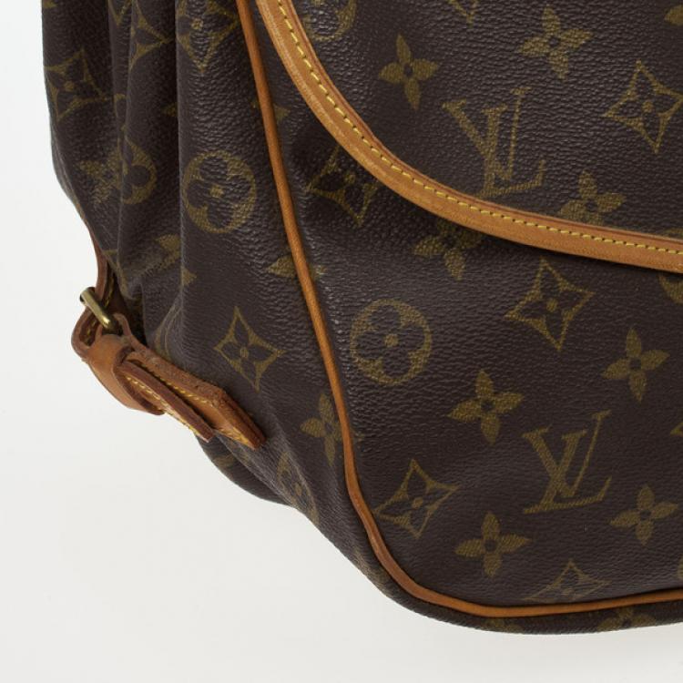 Pre Owned Louis Vuitton Monogram Saumur 35 Messenger