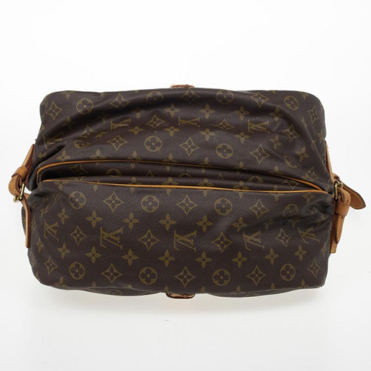 Pre Owned Louis Vuitton Monogram Saumur 35 Messenger