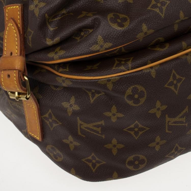 Pre Owned Louis Vuitton Monogram Saumur 35 Messenger