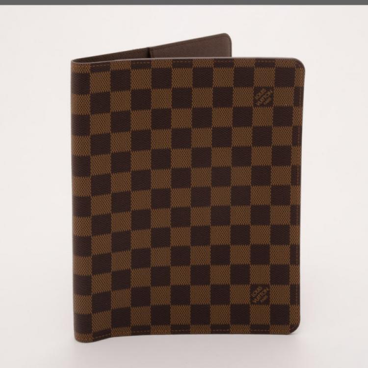 مملوكة مسبقًا Louis Vuitton Daimer Ebene Desk Agenda Cover