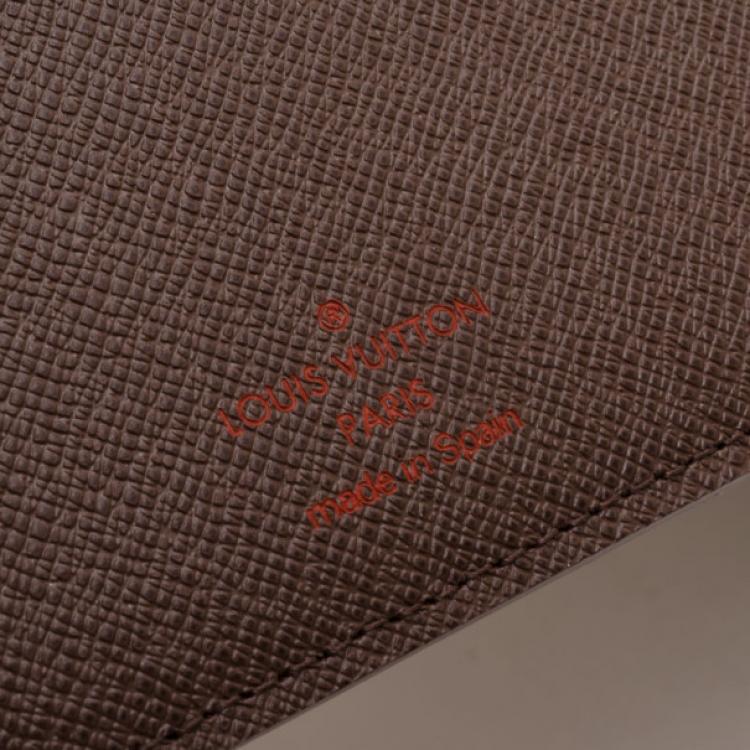 مملوكة مسبقًا Louis Vuitton Daimer Ebene Desk Agenda Cover