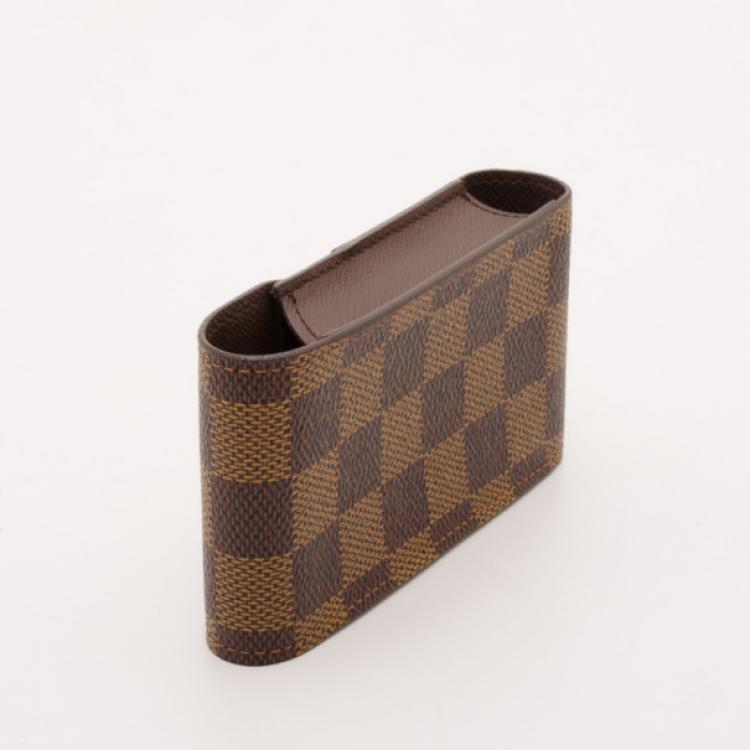 مملوكة مسبقًا Louis Vuitton Daimer Ebene Cell Phone/Cigarette Case