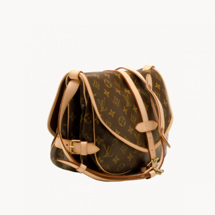 Pre Owned Louis Vuitton Saumur 30 Messenger Bag