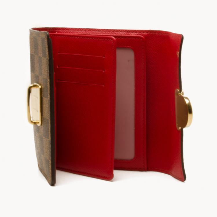Pre Owned Louis Vuitton Damier Ebene Koala Wallet