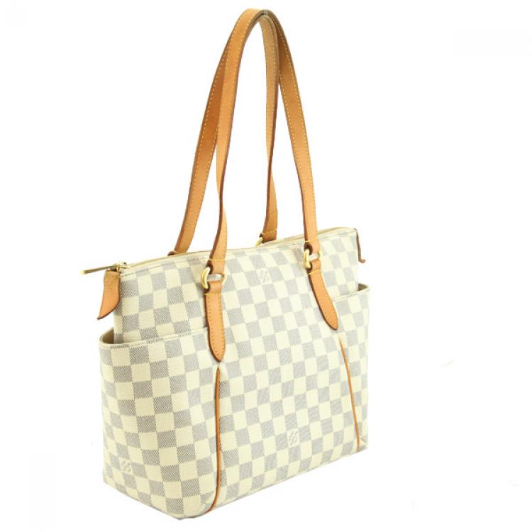 Louis Vuitton Totally PM in Damier Azur, Luxury, Bags & Wallets on