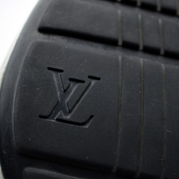 Pre Owned Louis Vuitton Black and White Sneakers size 43.5