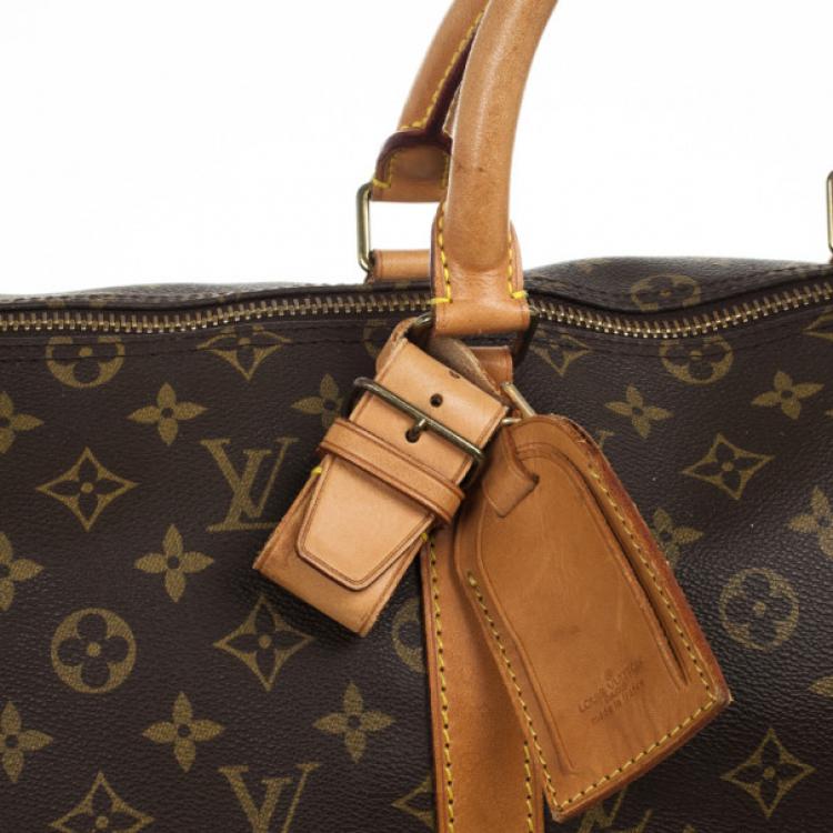 Pre Owned Louis Vuitton Monogram Keepall Bandouliere 50