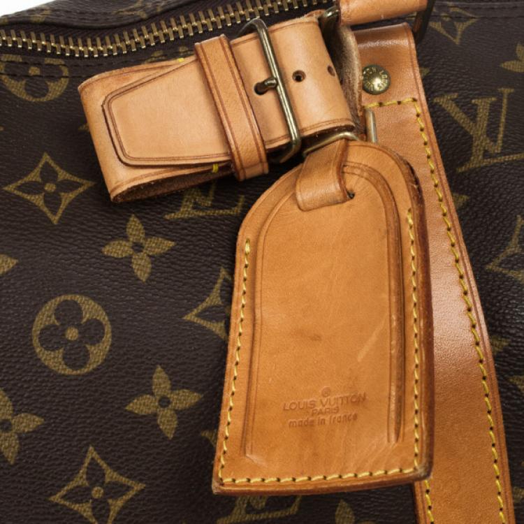 Pre Owned Louis Vuitton Monogram Keepall Bandouliere 50