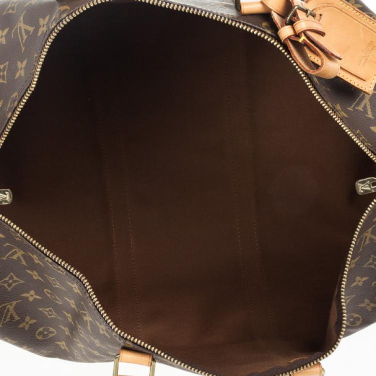 Pre Owned Louis Vuitton Monogram Keepall Bandouliere 50