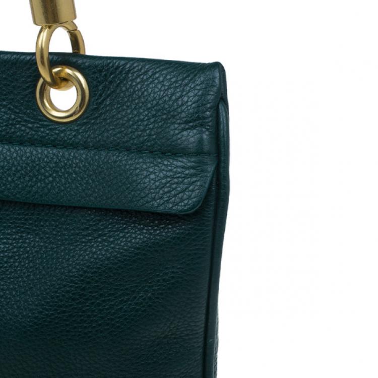 Pre Owned Marc by Marc Jacobs Green Leather Too Hot To Handle Crossbody