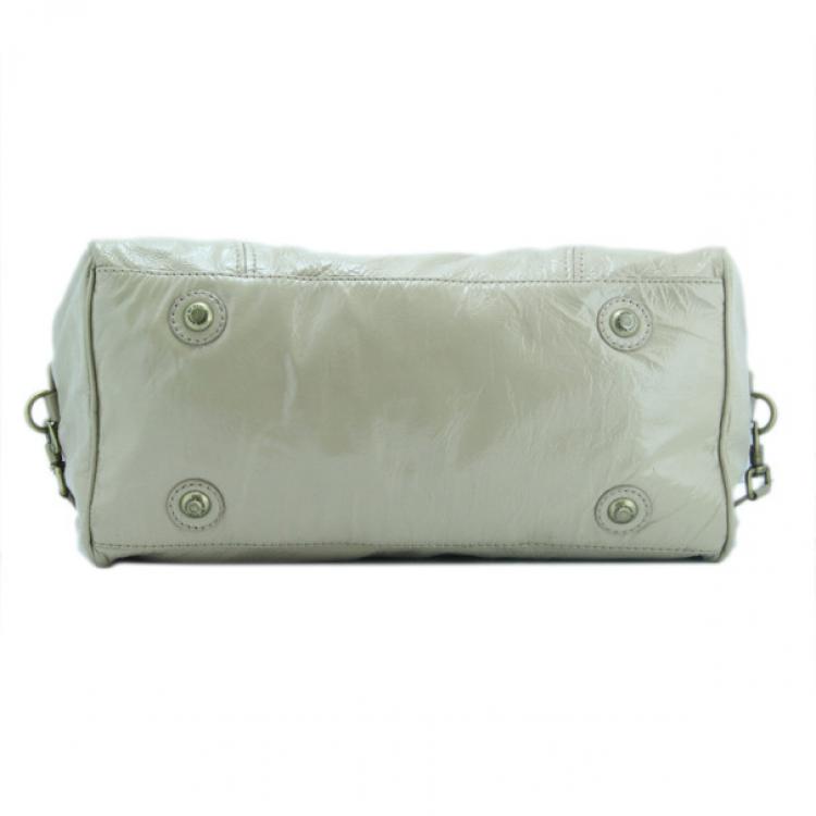 Pre Owned MARC by Marc Jacobs 'Shifty Large' Patent Utility Satchel