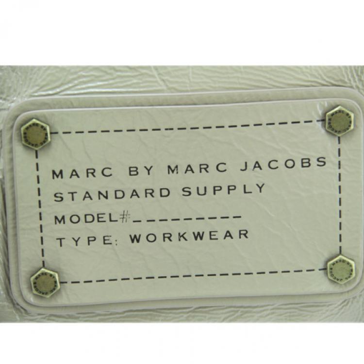 Pre Owned MARC by Marc Jacobs 'Shifty Large' Patent Utility Satchel