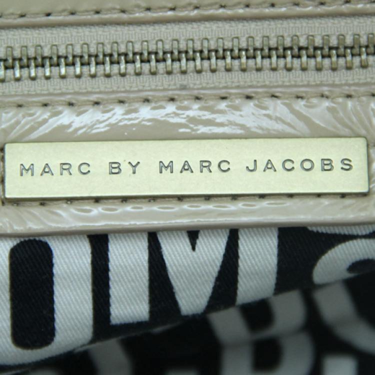 Pre Owned MARC by Marc Jacobs 'Shifty Large' Patent Utility Satchel