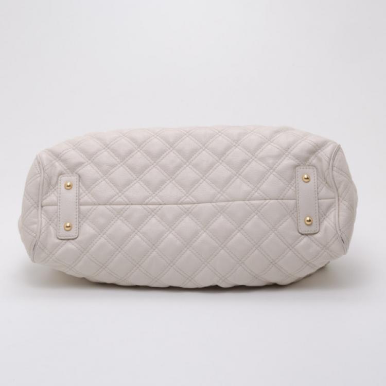 Pre Owned Marc Jacobs White Stam 